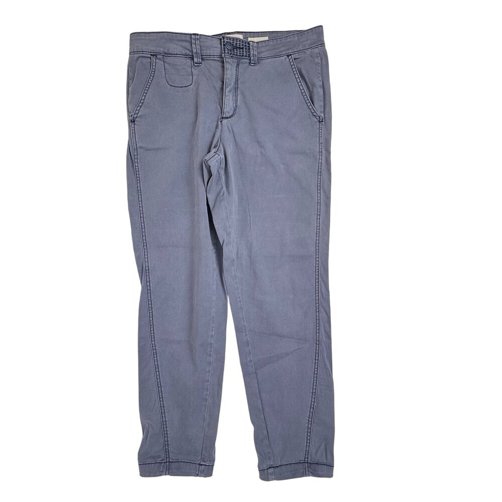 Chino by Anthropologie Relaxed Fit Casual Straight-Leg Pants Blue Size 29
